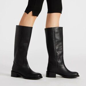 Steve Madden Black Heeled Boots